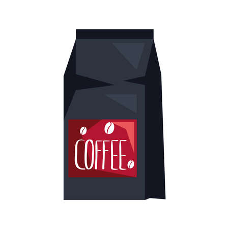 black coffee bagのイラスト素材