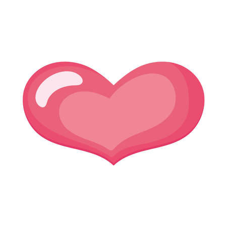 heart red colorのイラスト素材