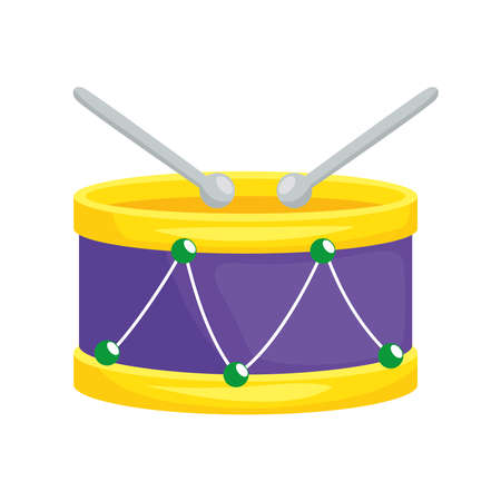 mardi gras drumのイラスト素材