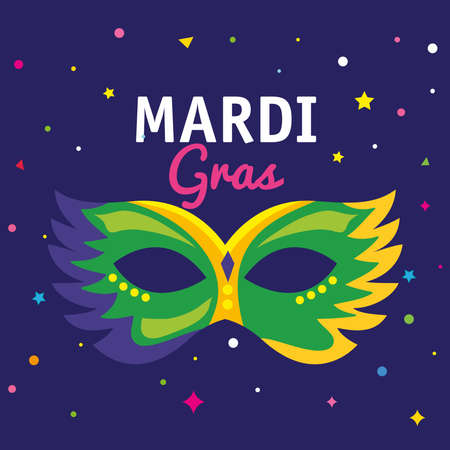 mardi gras celebrationのイラスト素材