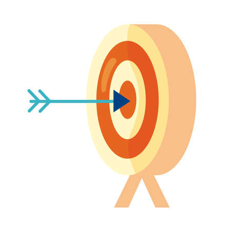 target and arrow success iconのイラスト素材