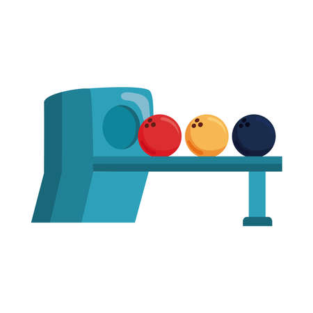 bowling transport band sport iconのイラスト素材