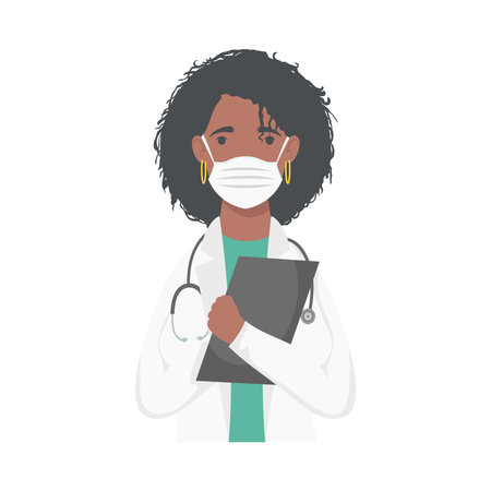 female doctor worker characterのイラスト素材
