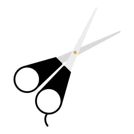 hair scissors tool accessory iconのイラスト素材