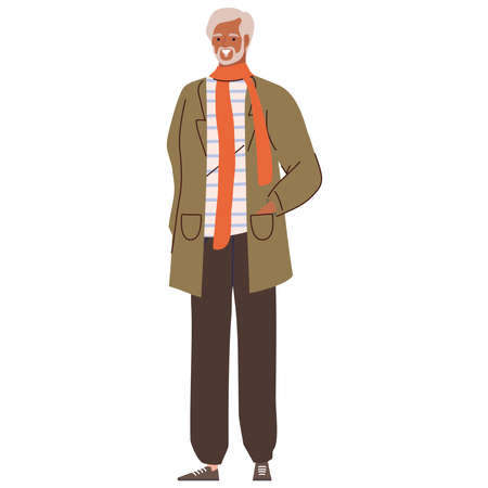 man with dress elegant clothesのイラスト素材