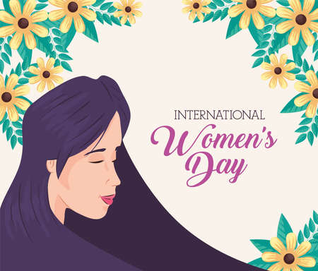 international womens day posterのイラスト素材