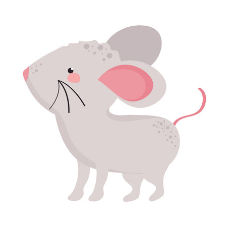 cute mouse spring animalのイラスト素材