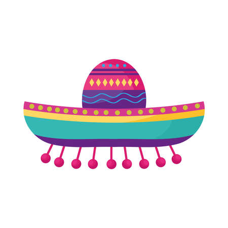 mexican marichi hatのイラスト素材