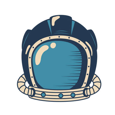 astronaut helmet sketchのイラスト素材