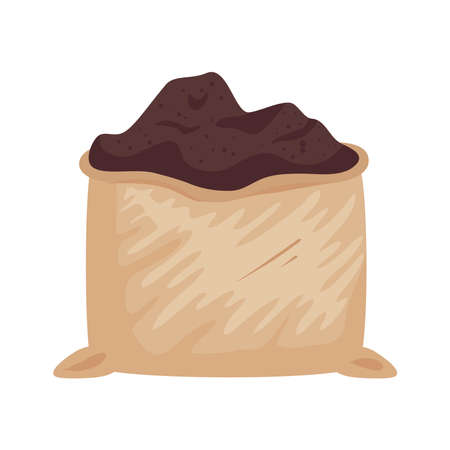 fertilizer sack gardeningのイラスト素材