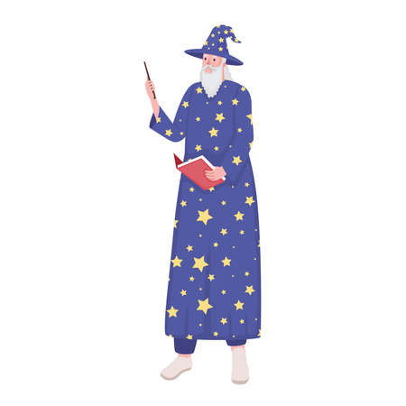magician fairytale characterのイラスト素材