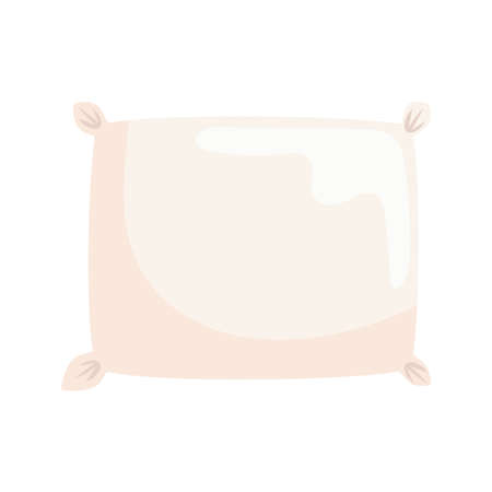 pillow white iconのイラスト素材
