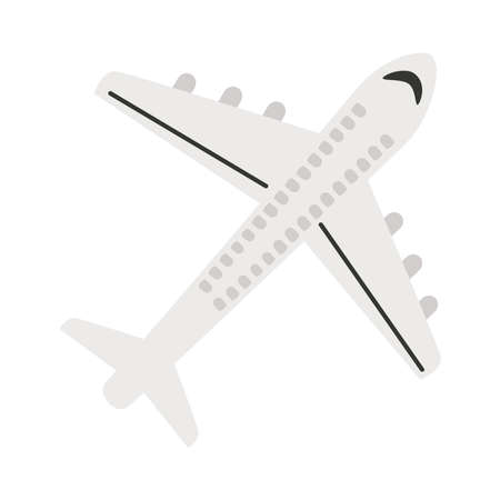 airplane flying travelのイラスト素材