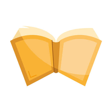 yellow text book openのイラスト素材