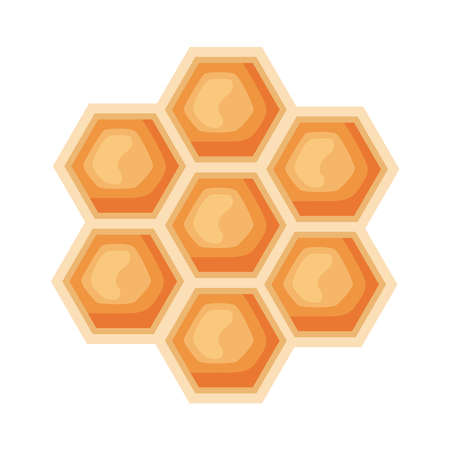 sweet honeycomb formのイラスト素材