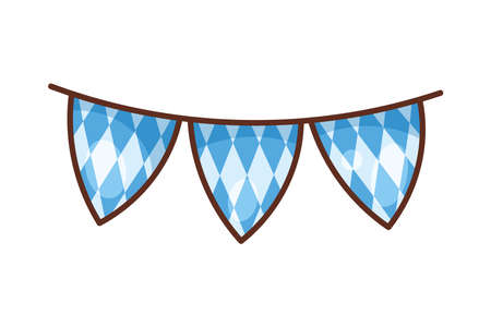 oktoberfest celebration garlandのイラスト素材