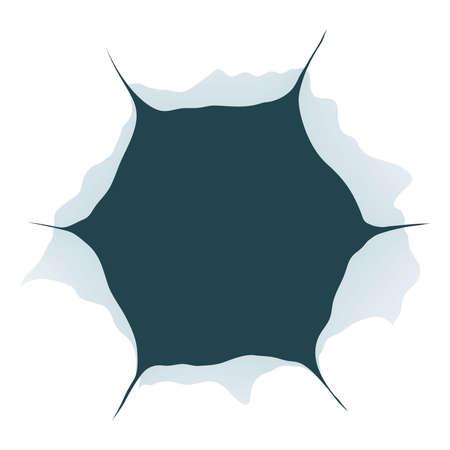 paper hole frameのイラスト素材