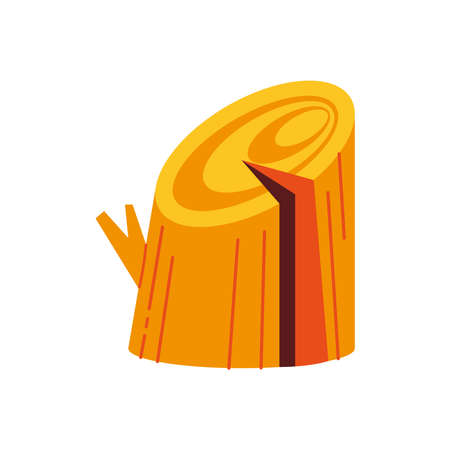 autumn season trunkのイラスト素材