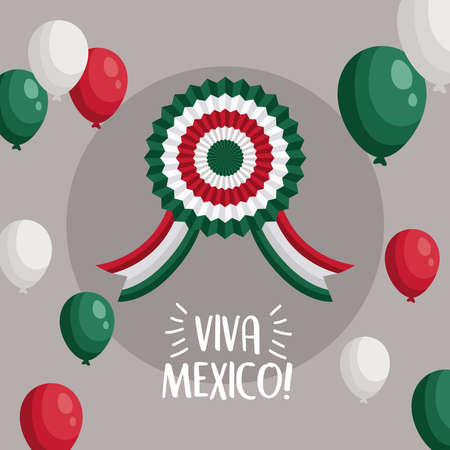viva mexico lettering cardのイラスト素材