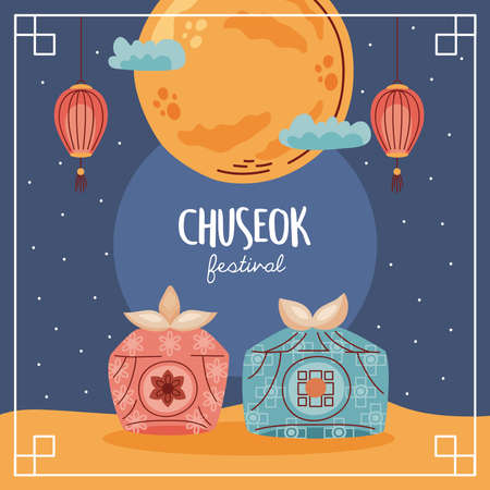 chuseok festival lettering