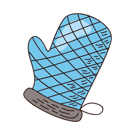 glove kitchen protectionのイラスト素材