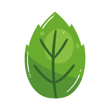 green ecology leafのイラスト素材