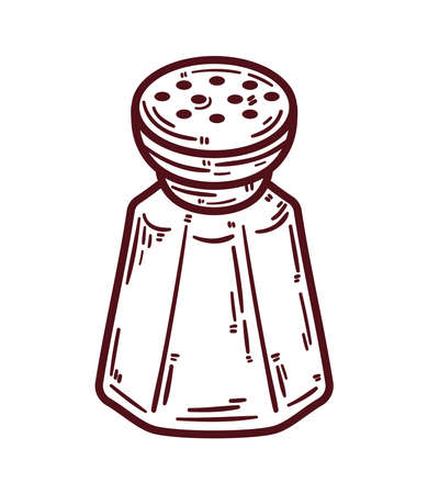 salt shaker kitchen utensilのイラスト素材