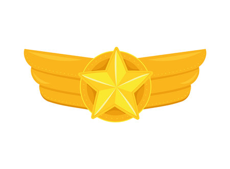 usa medal with wingsのイラスト素材