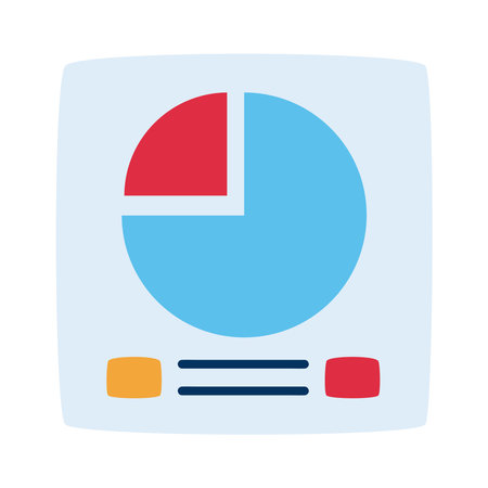 statistics pie infographicのイラスト素材