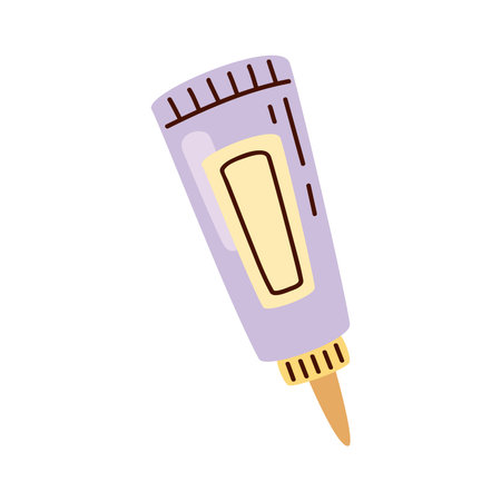 cream cosmetic tubeのイラスト素材