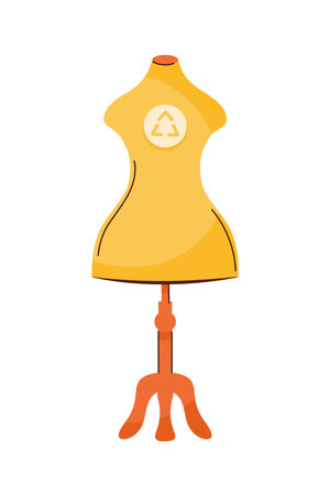 fashion store mannequinのイラスト素材