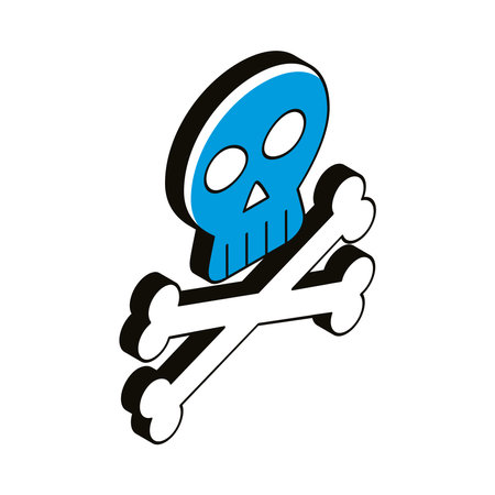 skull and bonesのイラスト素材
