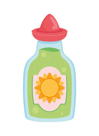 mexican tequila bottleのイラスト素材