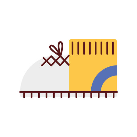 yellow shoes sportのイラスト素材