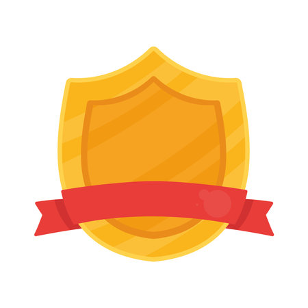 golden shield awardのイラスト素材