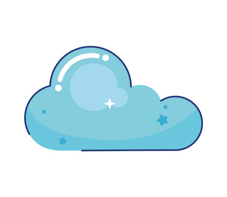 cloud sky floatingのイラスト素材