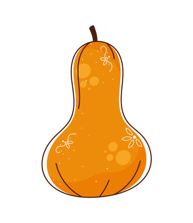 autumn pear fruit healthyのイラスト素材