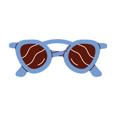 summer sunglasses accessoryのイラスト素材