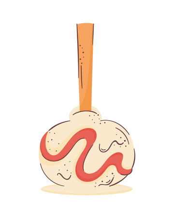 merry christmas sweet caramelのイラスト素材