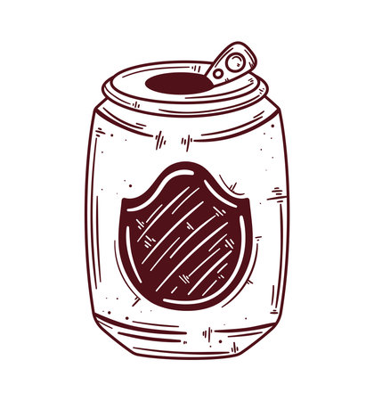 beer can drinkのイラスト素材