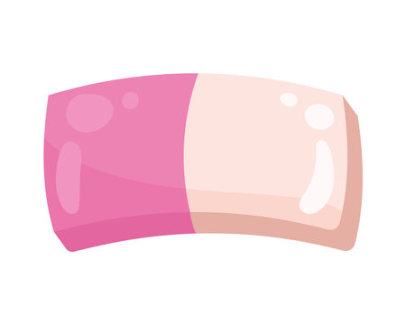 eraser school supplyのイラスト素材