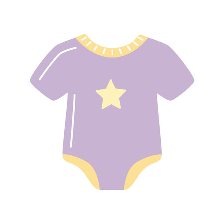 lilac baby dressのイラスト素材