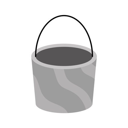 metal bucket toolのイラスト素材