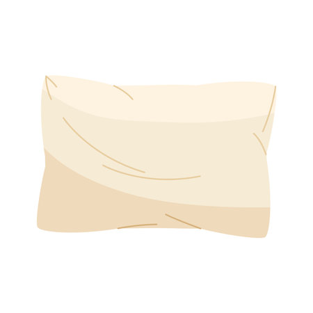 white pillow bedのイラスト素材