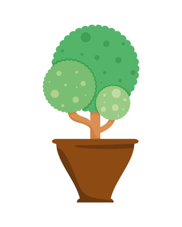 little tree in potのイラスト素材