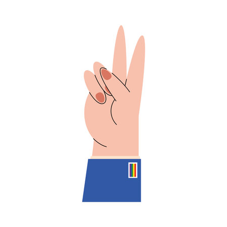 peace and love symbolのイラスト素材