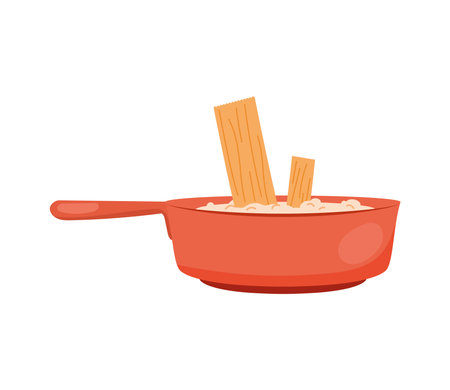 kitchen pot cookingのイラスト素材