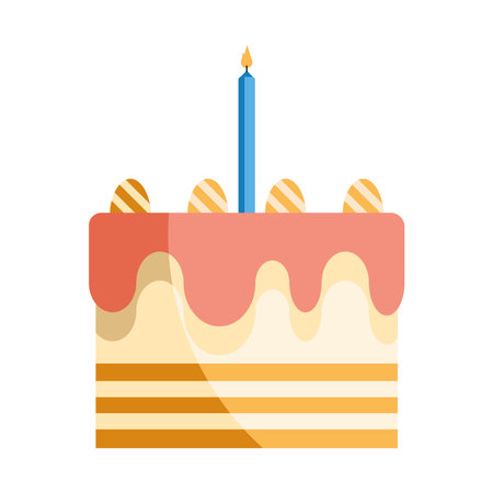 birthday sweet cakeのイラスト素材