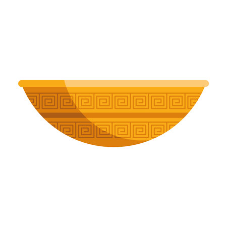 african culture wooden bowlのイラスト素材