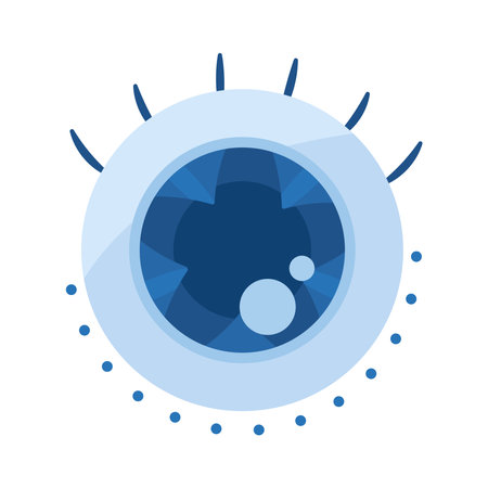 blue eye humanのイラスト素材